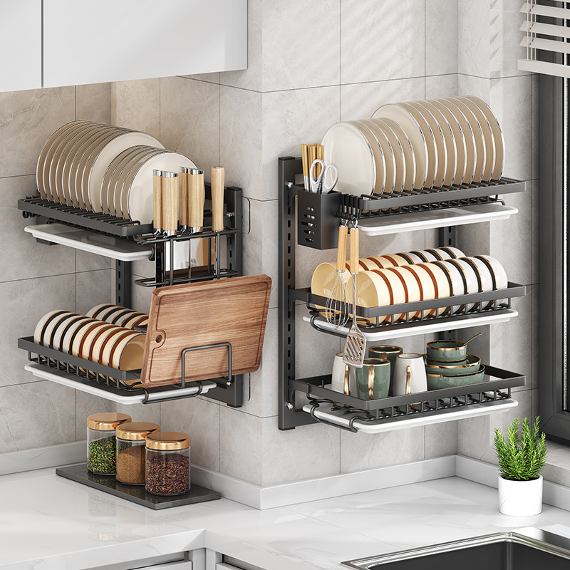 1025 wall-mounted dish rack