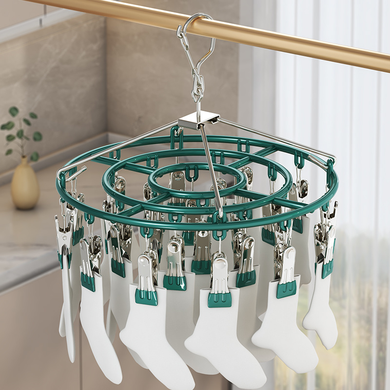 Plastic Dip Colorful Drying Socks Rack