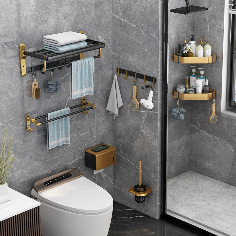 0724 round tube bathroom set