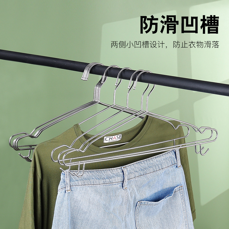 Stainless steel hanger with hook