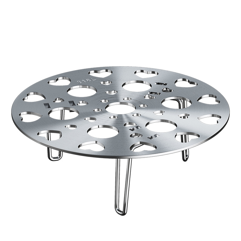 1203 round plate steaming rack