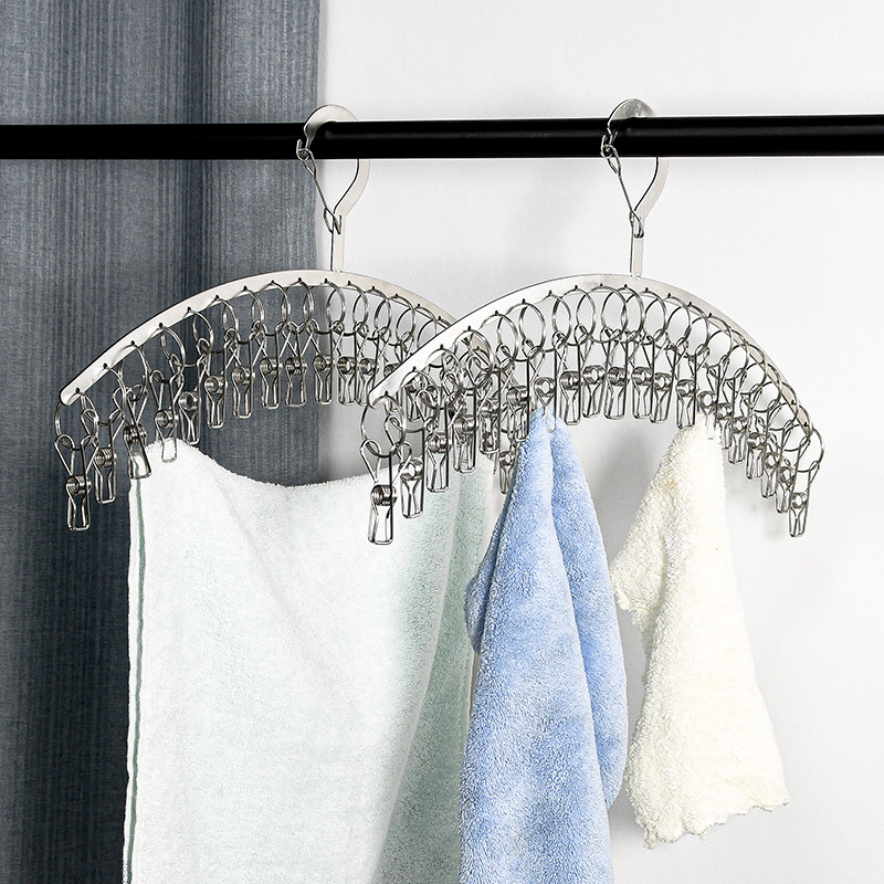 0224 Flat Strip Windproof Arc Hosiery Rack