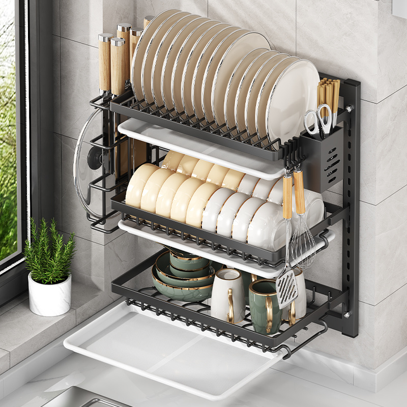 1025 wall-mounted dish rack