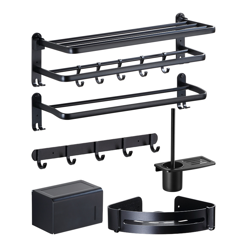 0724 round tube bathroom set