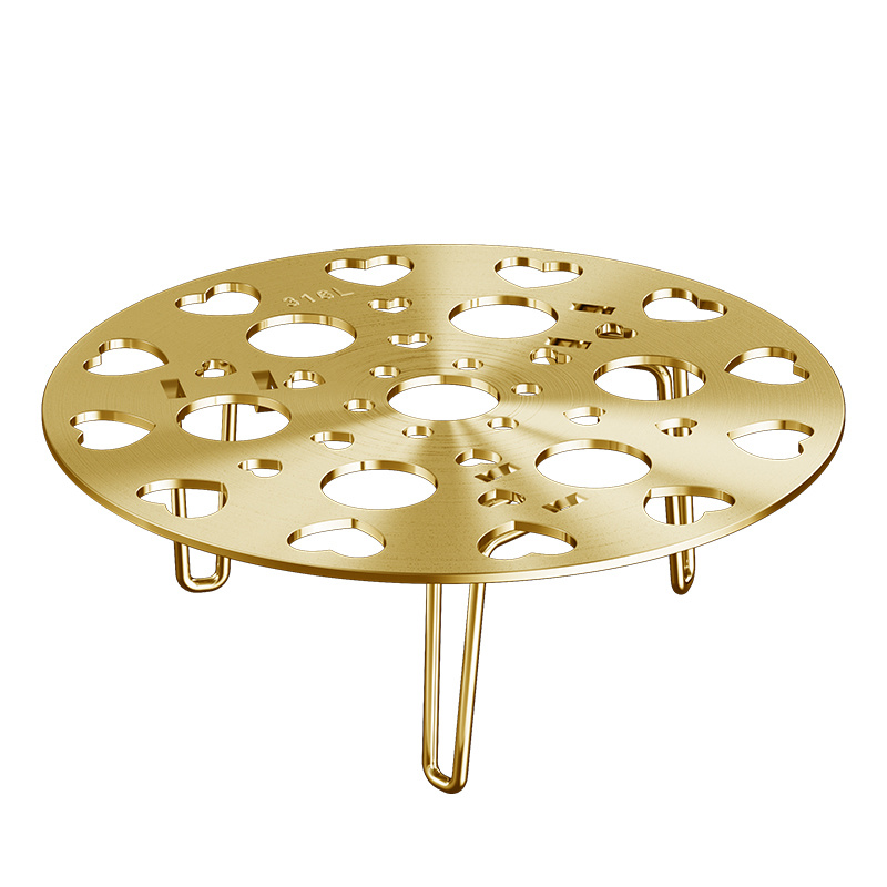 1203 round plate steaming rack