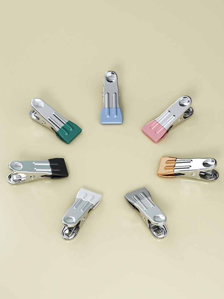 Dip Plastic Colorful Flat Clip