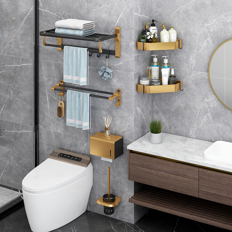 0724 round tube bathroom set