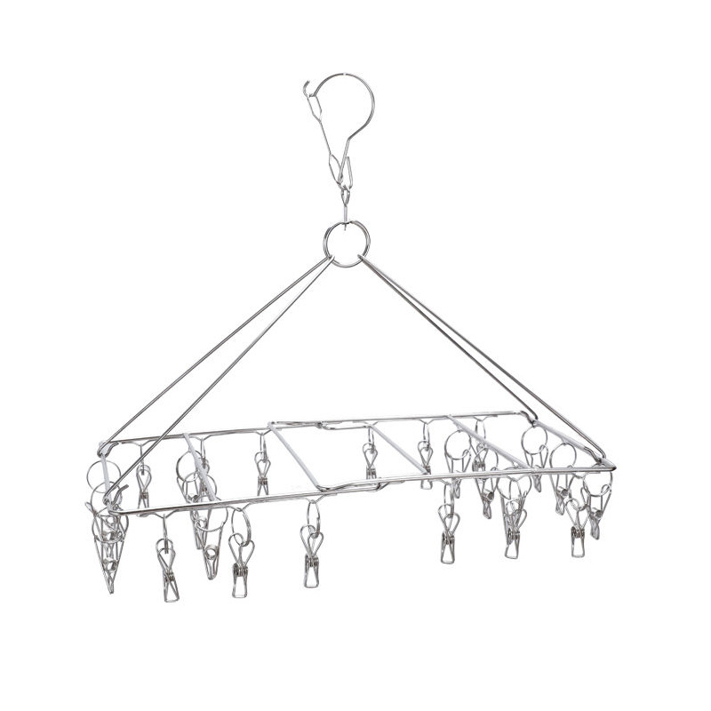 Stainless steel folding socks rack