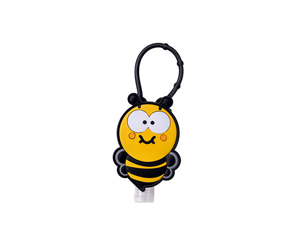 HAND SANITIZER WITH SILICONE HOLDER-BEE