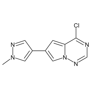 CAS 1703794-33-5 | 4-хлор-6-(1-метил-1Н-пиразол-4-ил)пирроло[2,1-f][1,2,4]триазин