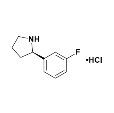 CAS № 1364890-61-8 (R)-2-(3-фторфенил)пирролидин гидрохлорид