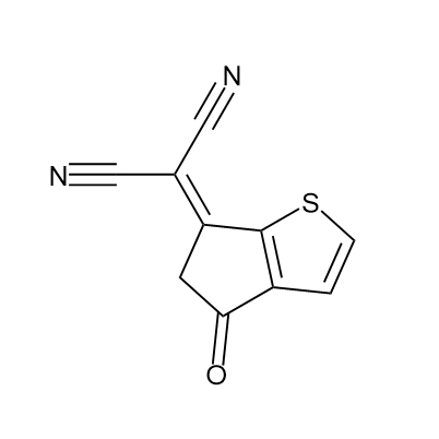 CAS 2115863-09-5 | 2-(4-оксо-4,5-дигидро-циклопента[b]тиофен-6-илиден)-малононитрил