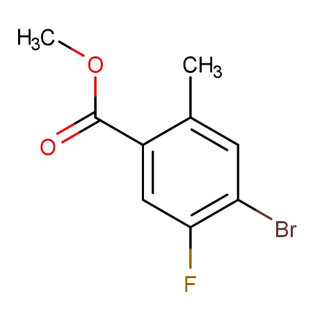 CAS No. 1352889-89-4 Метил 4-бром-5-фтор-2-метилбензоат