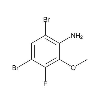 CAS 2682115-67-7 | Benzenamine, 4,6-dibromo-3-fluoro-2-methoxy-