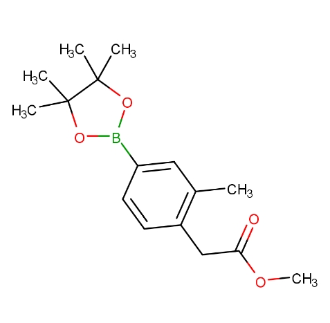 CAS No.	1415960-54-1   Methyl2-(2-methyl-4-(4,4,5,5-tetramethyl-1,3,2-dioxaborolan-2-yl)phenyl)acetate