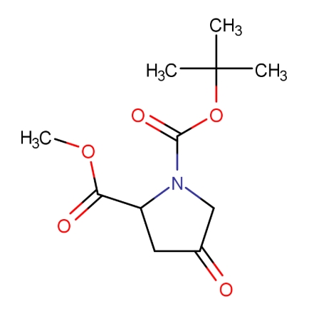 CAS No.362706-26-1   4-OXO-PYRROLIDINE-1,2-DICARBOXYLIC ACID 1-TERT-BUTYL ESTER 2-METHYL ESTER