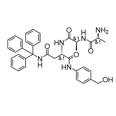 CAS 1638970-39-4 | L-Aspartamide, L-alanyl-L-alanyl-N1-[4-(hydroxymethyl)phenyl]-N4-(triphenylmethyl)-