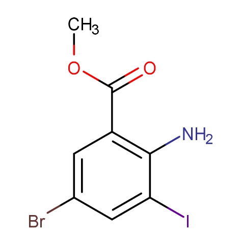CAS No.289039-83-4     METHYL 2-AMINO-5-BROMO-3-IODOBENZOATE