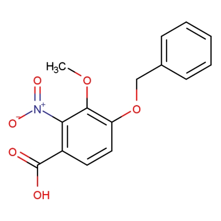 CASNo.3584-32-5  Ácido 4-benciloxi-3-metoxi-2-nitrobenzoico