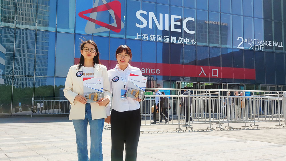 Win Win participated in the 2023 Shanghai SNIEC Exhibition.