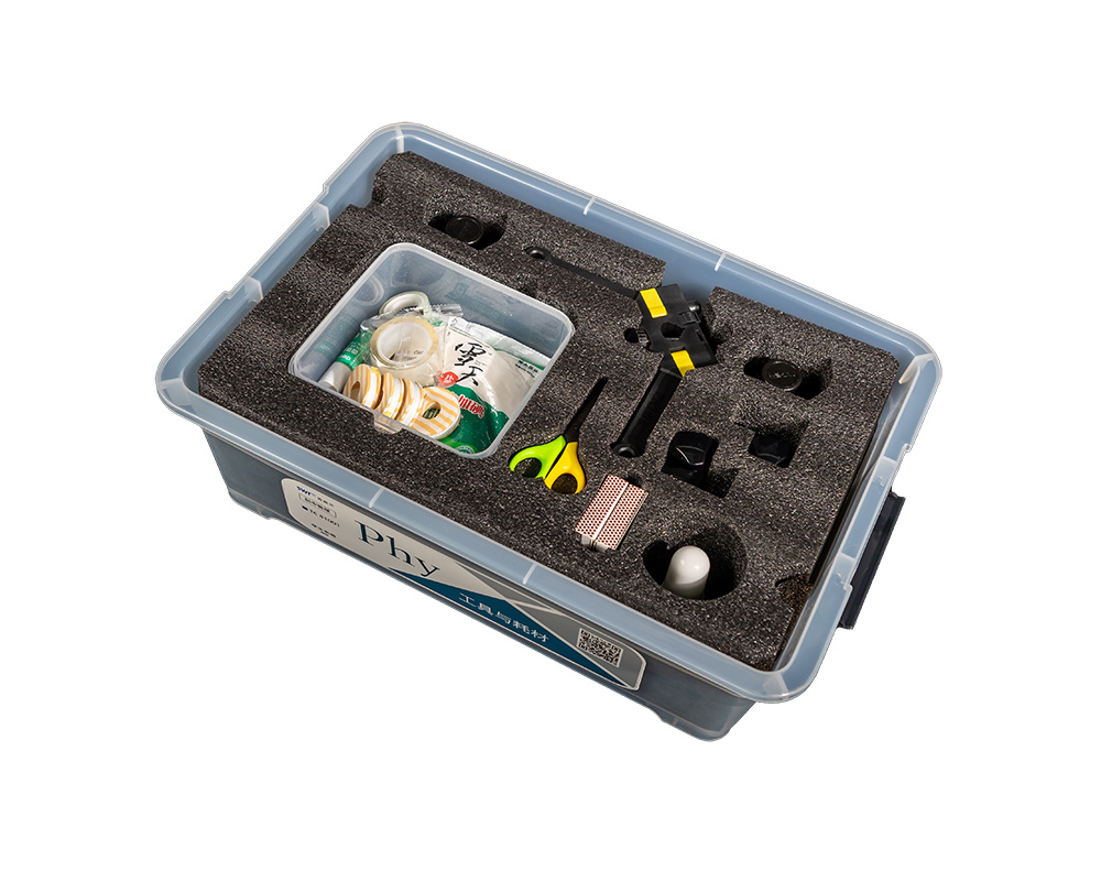 Junior high school physics tools and consumables experimental box