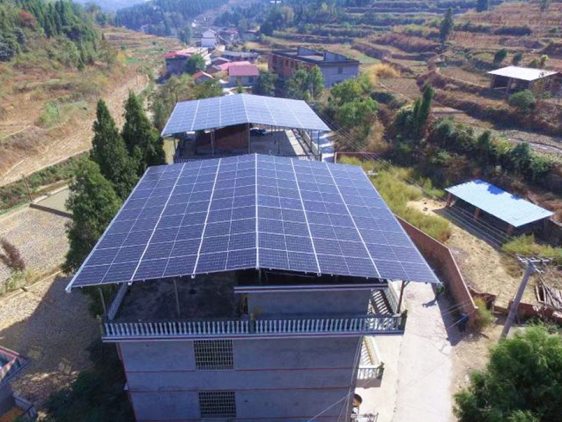 Hunan Chenzhou Guiyang county system rural household photovoltaic demonstration project