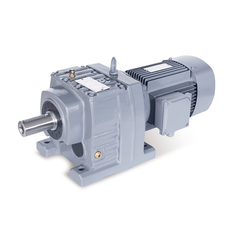 R series helical gear motor