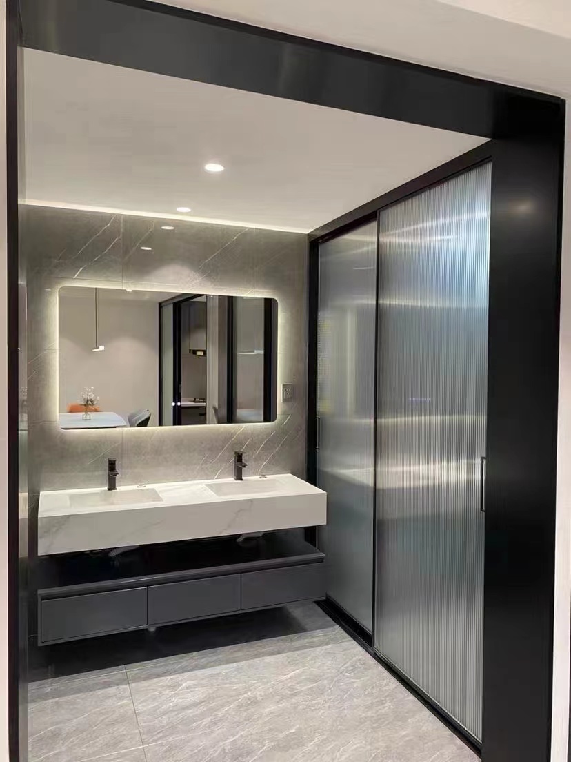 bathroom mirror