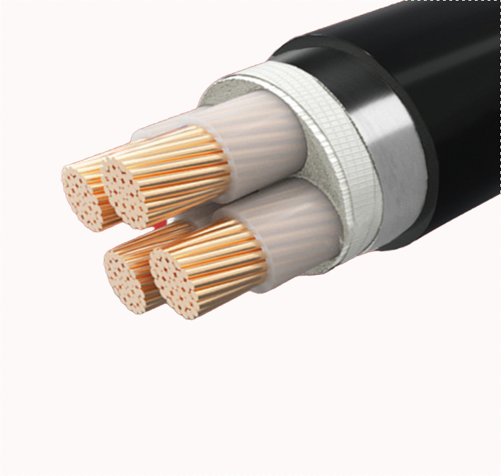 VV22-铜芯导体聚氯乙烯绝缘聚氯乙烯护套钢带铠装电力电缆