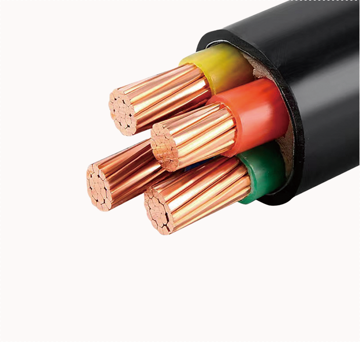 VV-Copper core polyvinyl chloride insulated polyethylene sheathed power cable