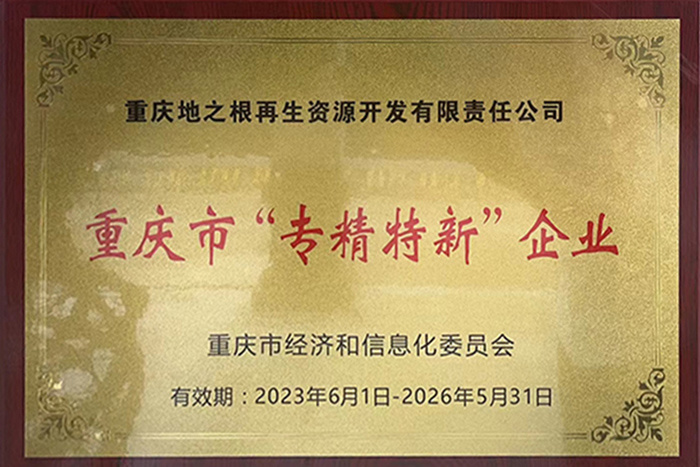 重慶市“專精特新”企業