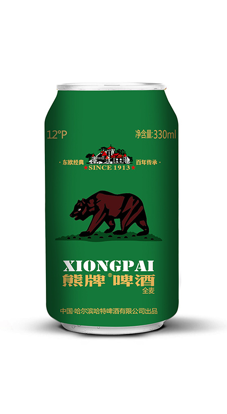 330ml熊牌啤酒