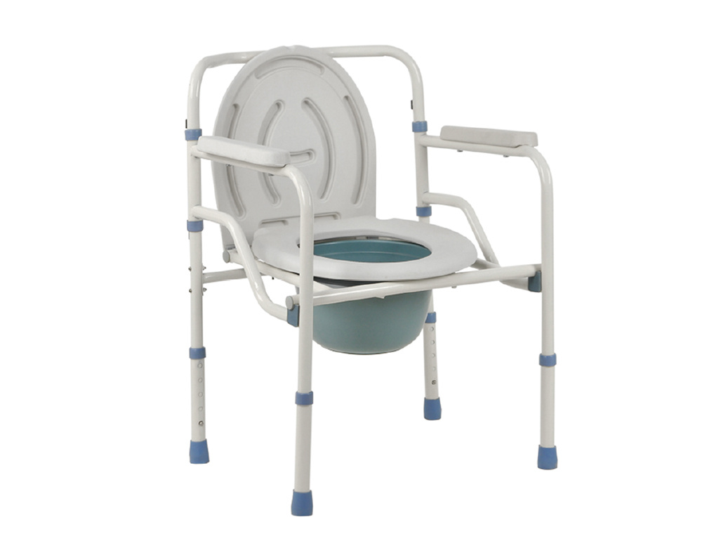 Plastic-sprayed potty chair