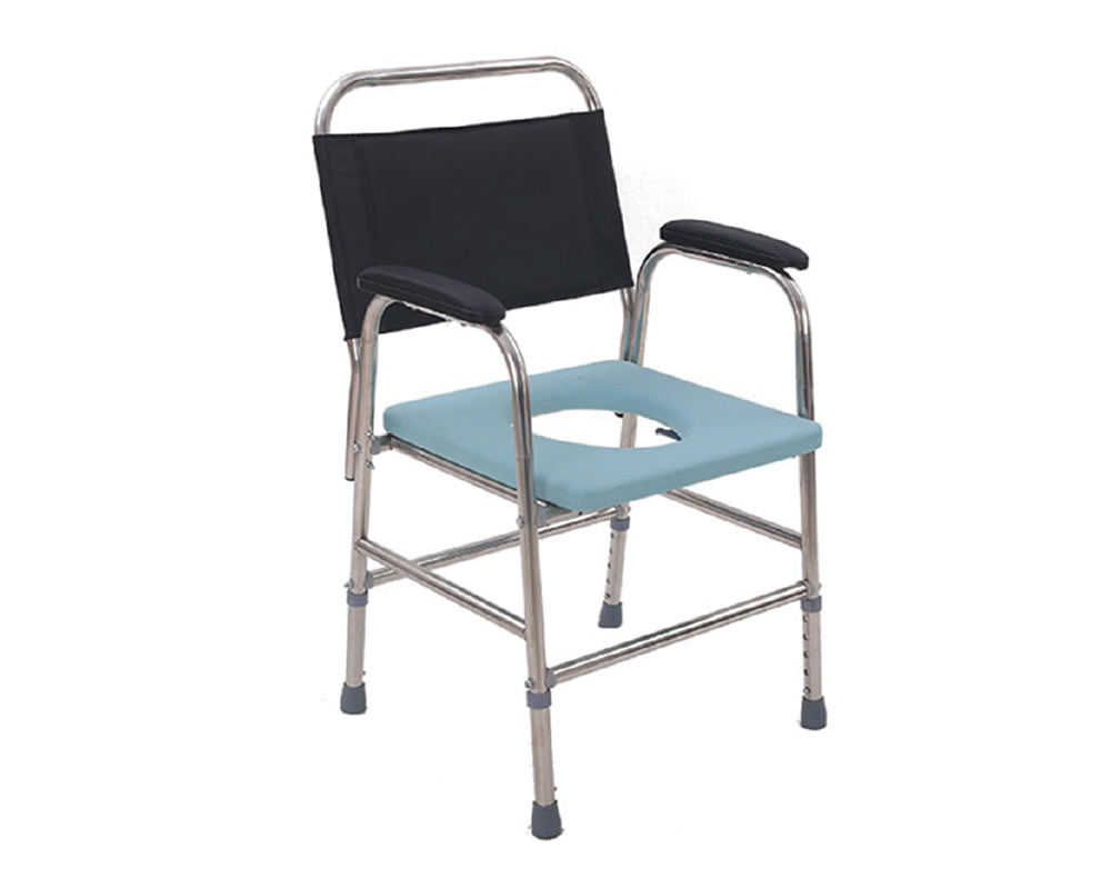 Stainless steel potty chair