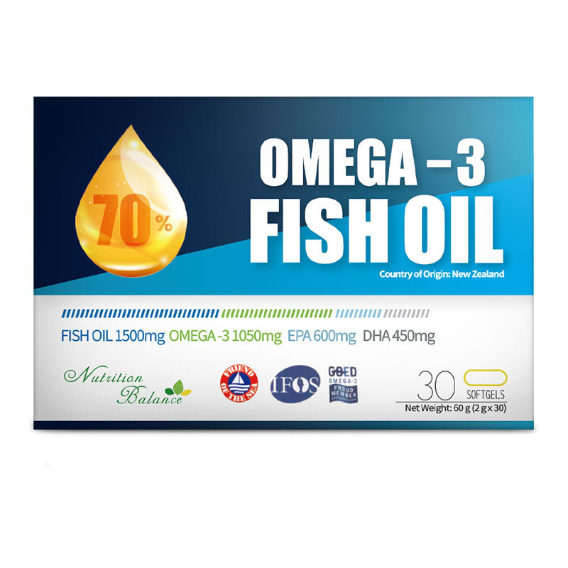 70% Omega-3高纯度深海鱼油