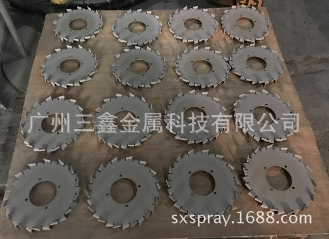 分散盤噴涂碳化鎢耐磨涂層