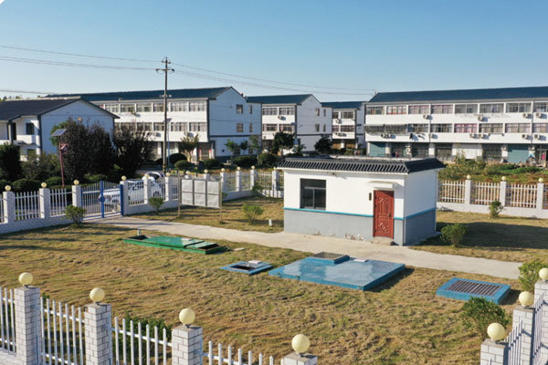 Rural decentralized sewage treatment