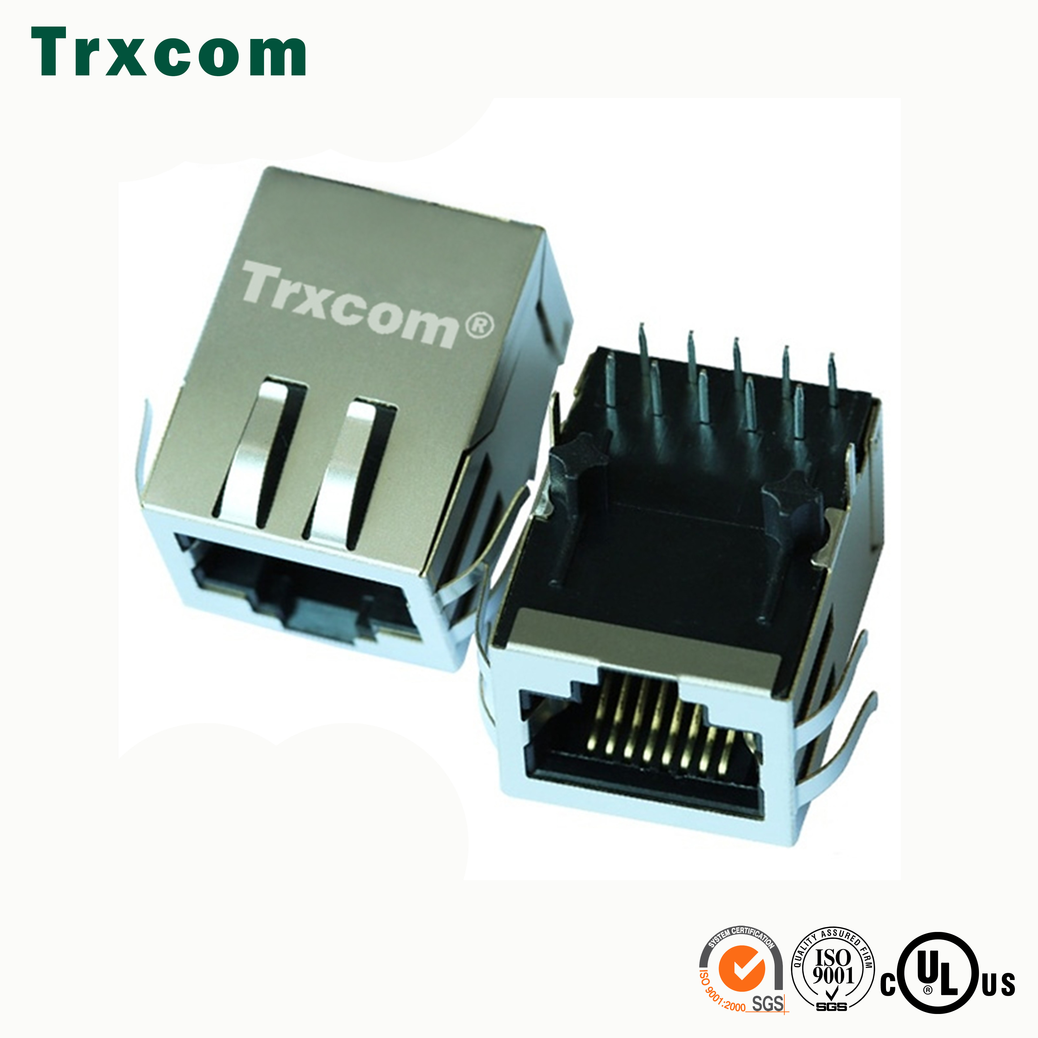 RJ45-1*1 21.3MM 口朝下 10/100M