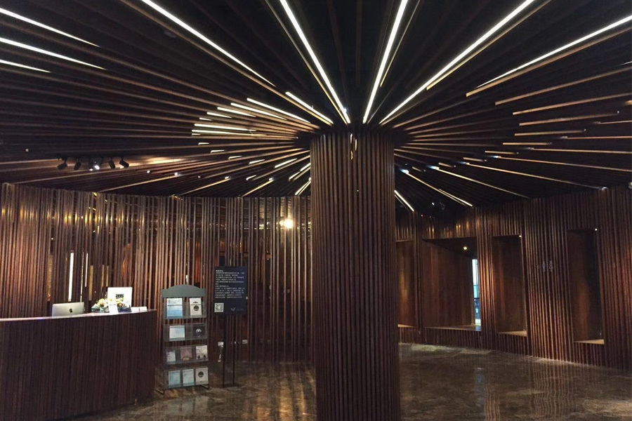 Interior Timber Tube