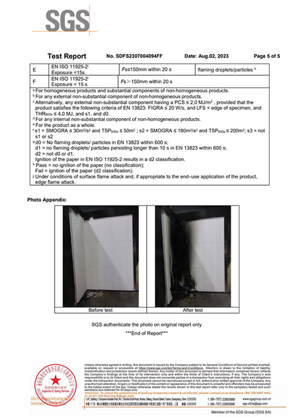 European Standard Fire Report English