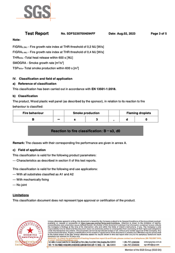 SGS Fire Report
