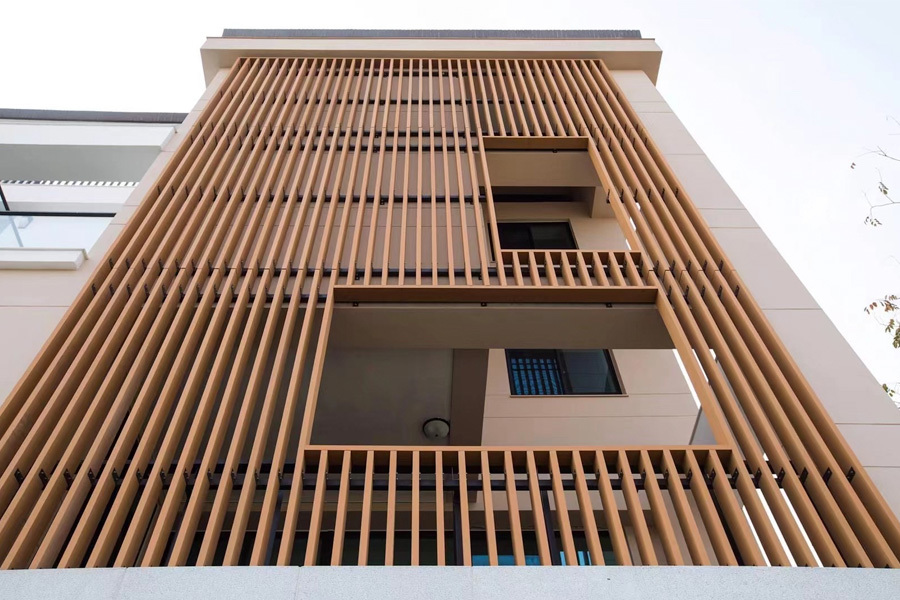 Exterior Timber Tube