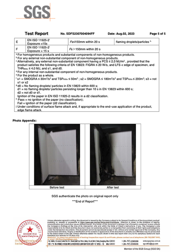 SGS Fire Report