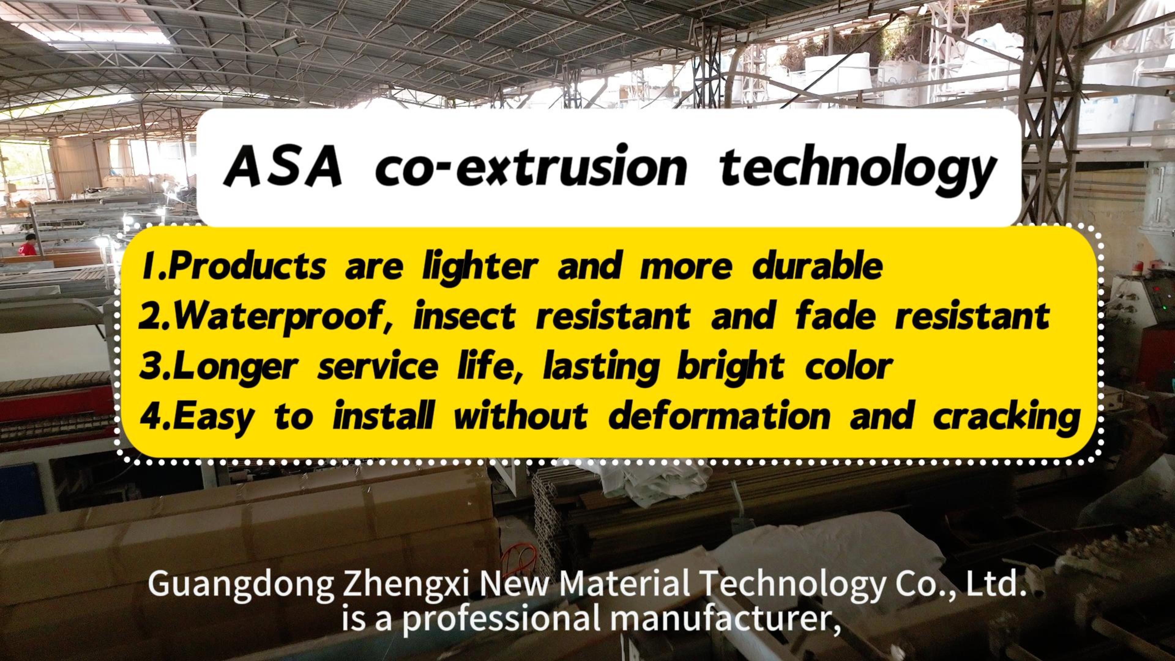 ASA co-extrusion technology professional manufacturer
