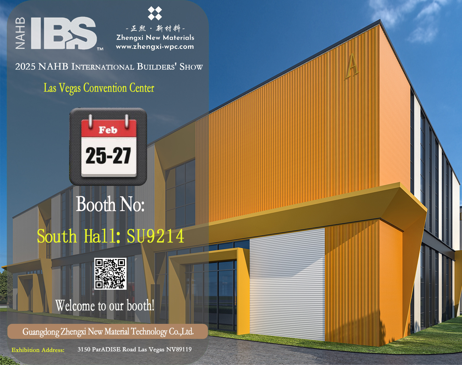 Zhengxi New Materials Shines at 2025 NAHB International Builders' Show