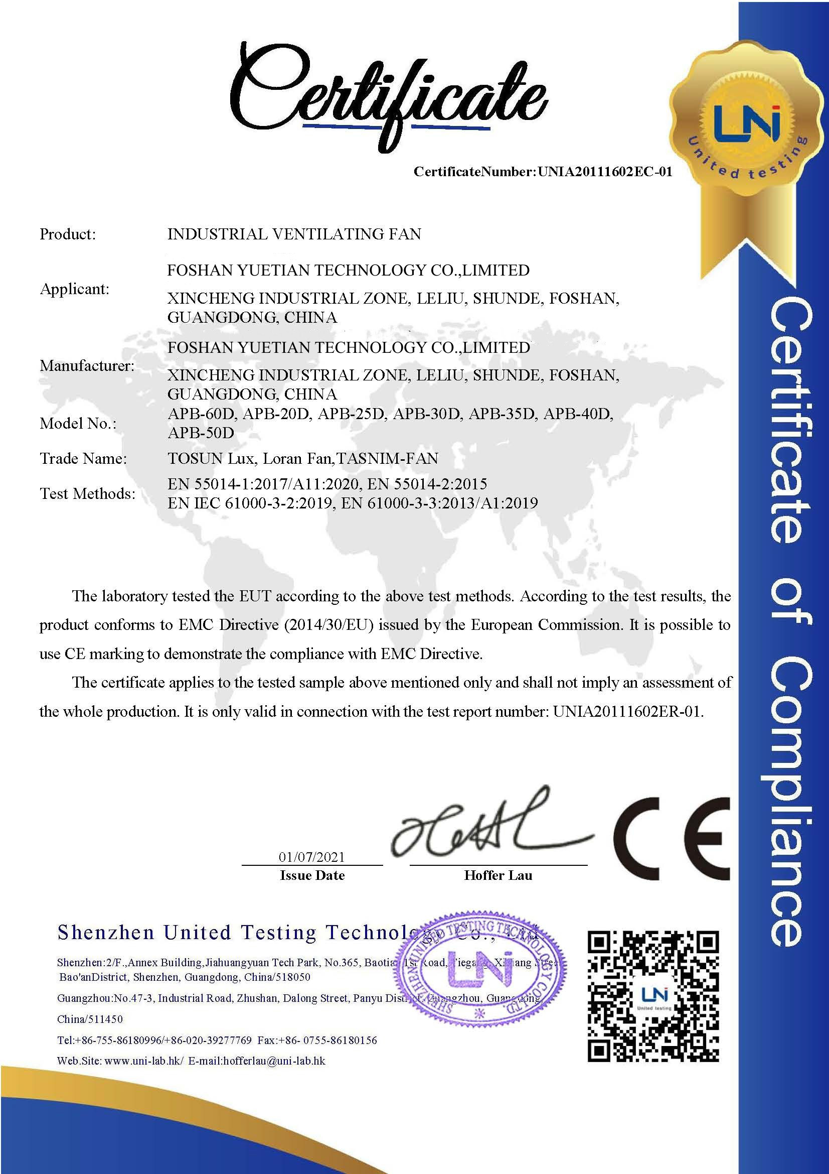 Fan-Emc-Certificado