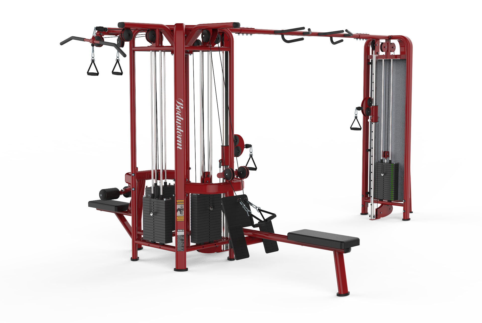 Five Station Multi - Jungle  multi Function Station workout gym fitness equipment