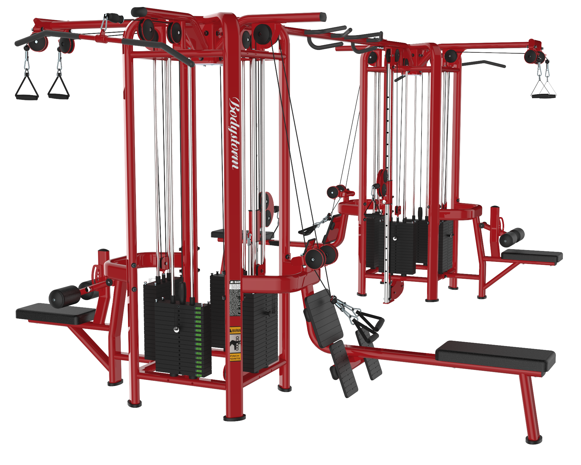 Eight Station Multi - Jungle  multi Function Station workout gym fitness equipment
