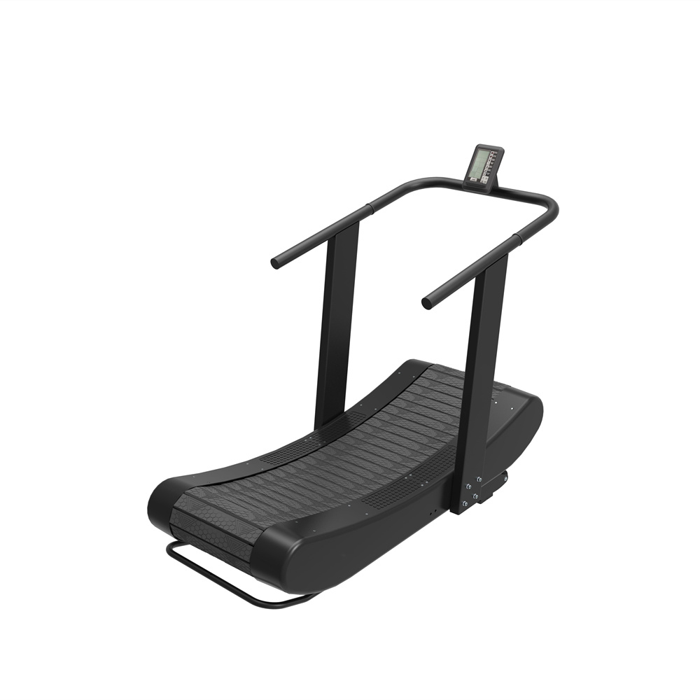 Self - powered Curved treadmill gym fitness equipment machine