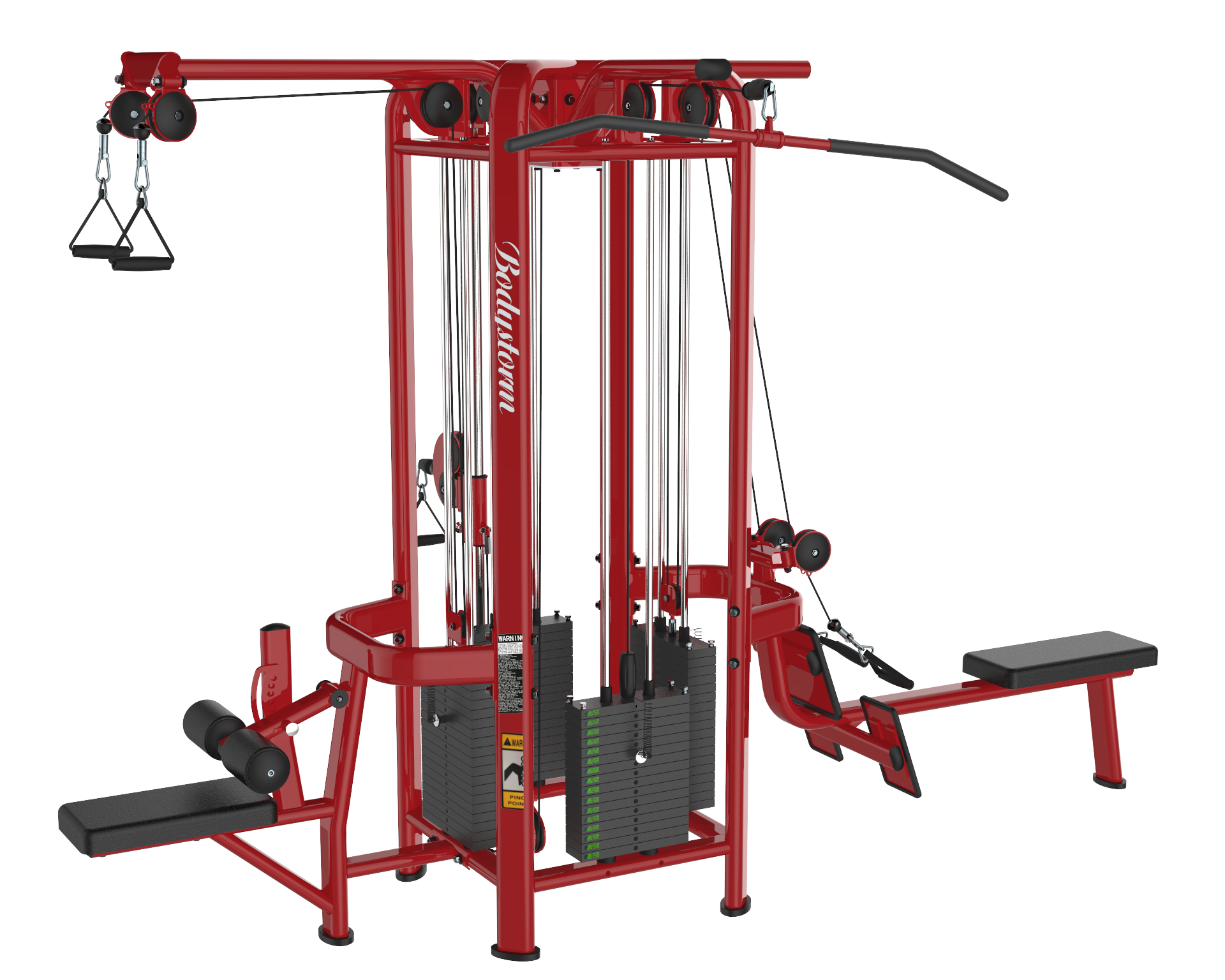 Four Station Multi - Jungle  multi Function Station workout gym fitness equipment
